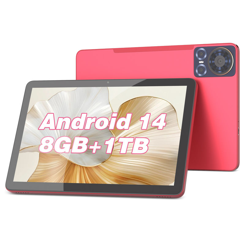 C Idea Tablet 10,1 Inci 5G LTE Tablet Touch Screen Tablet Pc Untuk Penggunaan Harian CM8300 Plus Merah