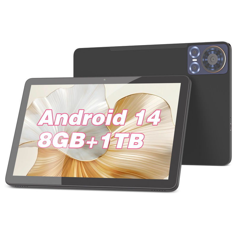 C Idea 10.1 Inch 5G LTE Tablet Dengan Slot Kartu Sim Layar Sentuh Tablet Pc M8300 Plus Hitam