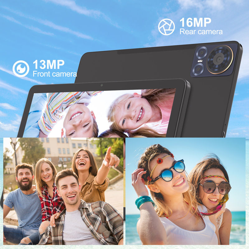 C Idea 10.1 Inch 5G LTE Tablet Dengan Slot Kartu Sim Layar Sentuh Tablet Pc M8300 Plus Hitam