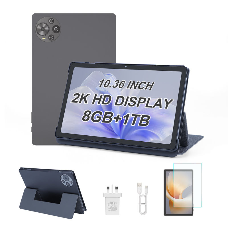 C Idea 10.36 Inch Tablet PC 2K Screen Tablet Android terbaru untuk siswa Cm10500 Plus Grey