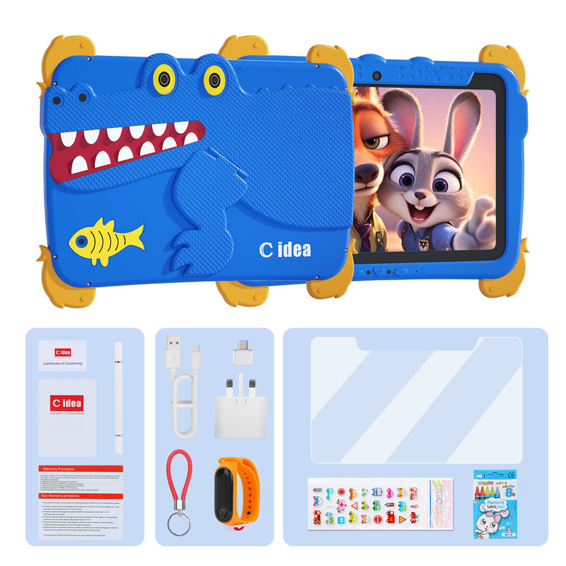 C idea 10,1 inci Tablet Kidspad Android 15 Quad-Core Processor dan Parental Controls CM10000plus