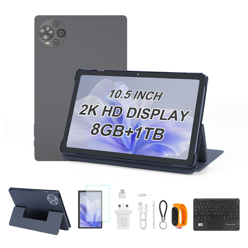 C Idea 10,5 Inch Tablet PC 2K Screen Tablet Android Terbaru Untuk Siswa Cm10500 Plus Grey