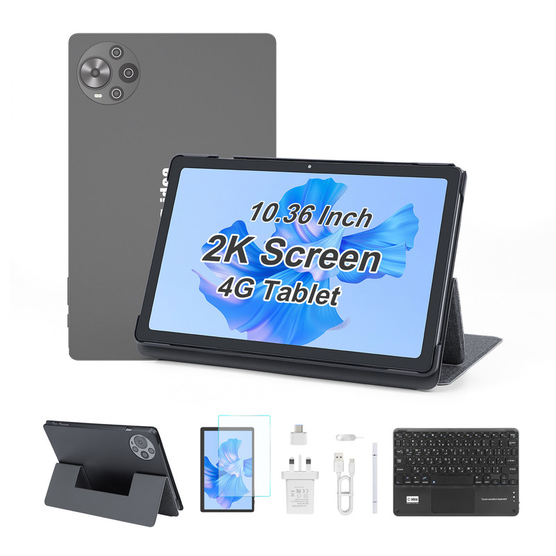C Idea Tablet PC Android 14 10.36 Inci Layar 2K Tablet Pendidikan Untuk Siswa R1036
