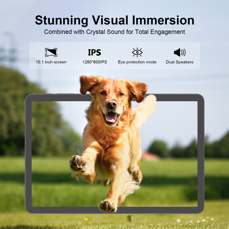 C Idea 10,1 Inch Tablet PC Android 15 Tablet Dengan Keyboard Dan Mouse CM8800plus Gray