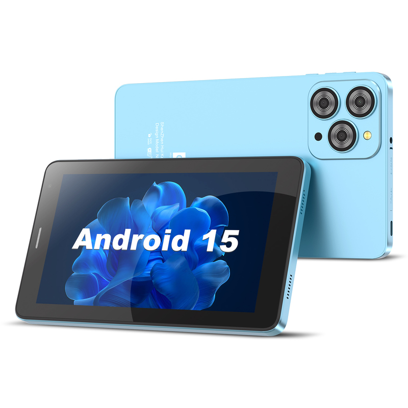 C idea Tablet Wifi 7 inci dengan Case 8+256GB Storage Quad Core Processor 600x102e4 IPS Touchscreen CM517 biru