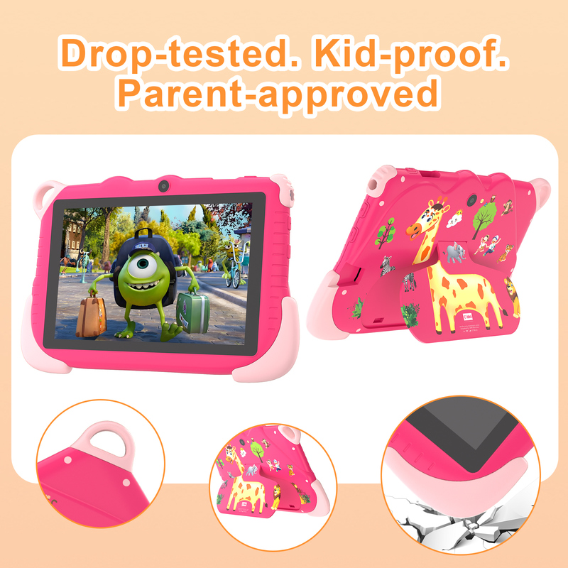 C Idea 7 Inch Android 15 Tablet Smart Pendidikan Untuk Siswa CM78 pink