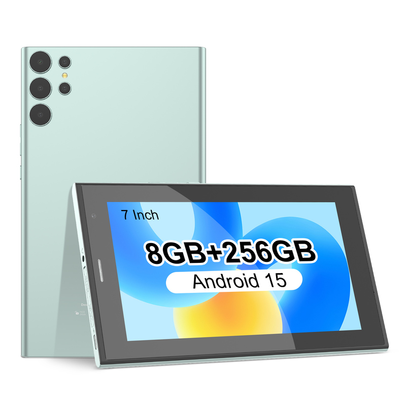 C idea Tablet Wifi 7 inci dengan Case 8+256GB Storage Quad Core Processor 600x1024 IPS Touchscreen CM524 hijau