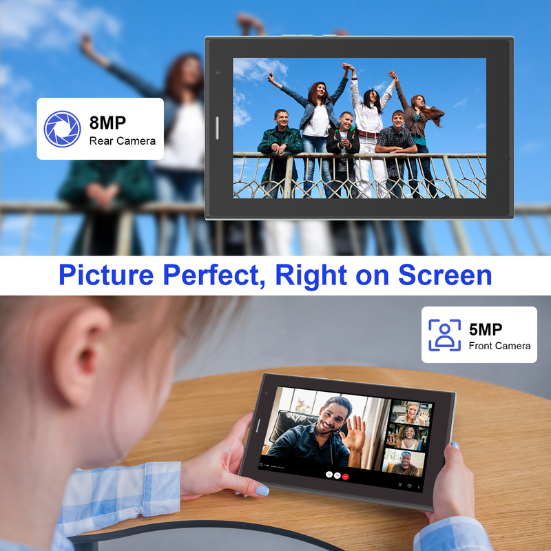 C idea Tablet Wifi 7 inci dengan Case 8+256GB Storage Quad Core Processor 600x1024 IPS Touchscreen CM524 hijau