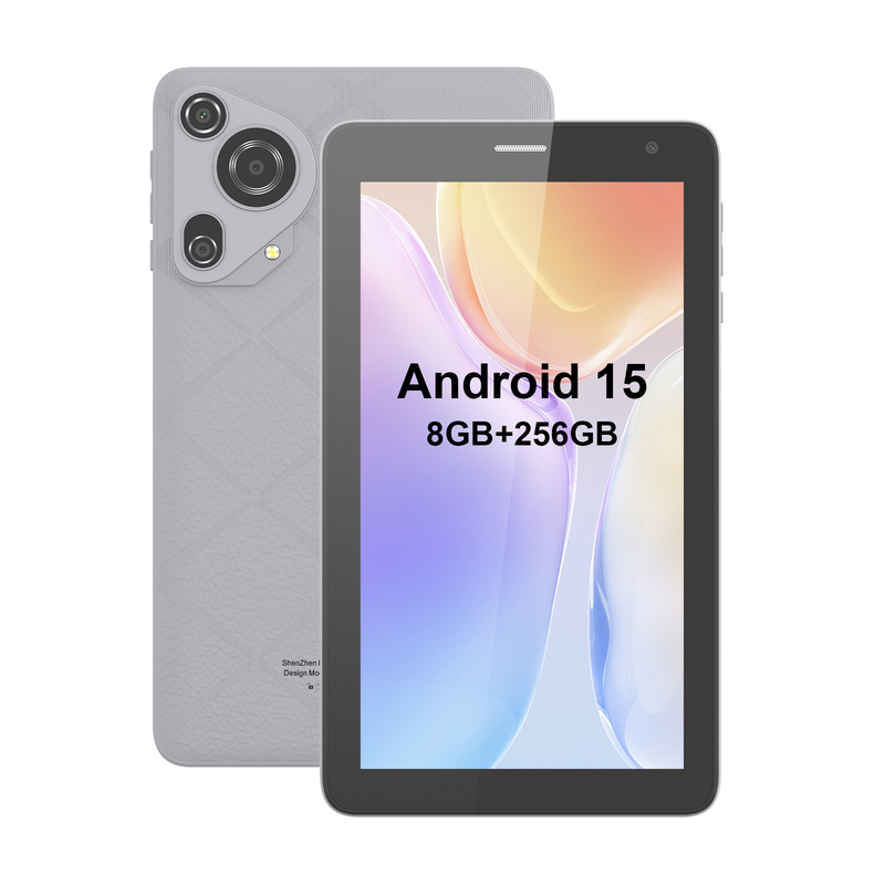 C idea Tablet Wifi 7 inci dengan Case 8+256GB Storage Quad Core Processor 600x1024 IPS Touchscreen CM528 Gray