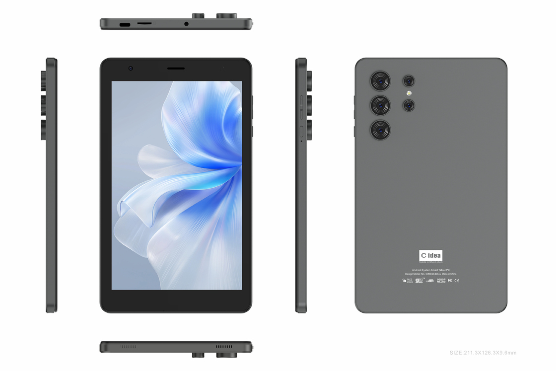 C idea Youth 8 Inch Tablet Android 13 dengan Blue Light Screen, WiFi, 32GB + 64GB, 800*1280 IPS incell CM826