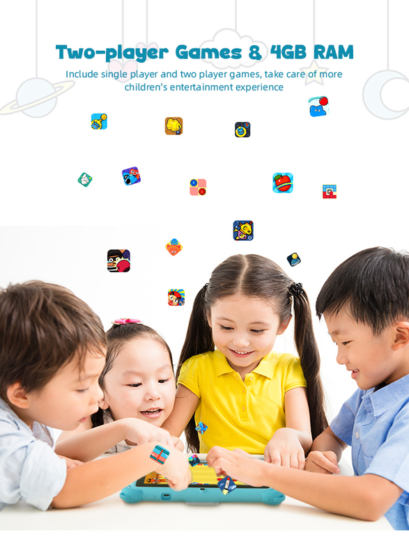 C Idea Tablet Cerdas Pendidikan Android 14 7 Inci Untuk Siswa CM88 biru