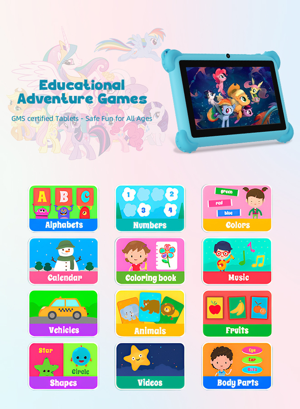 C Idea Tablet Cerdas Pendidikan Android 14 7 Inci Untuk Siswa CM88 biru
