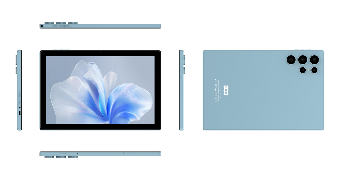 C idea Tablet PC Layar Sentuh WiFi Android 10.1 inci dengan Keyboard 5G CM8600plus