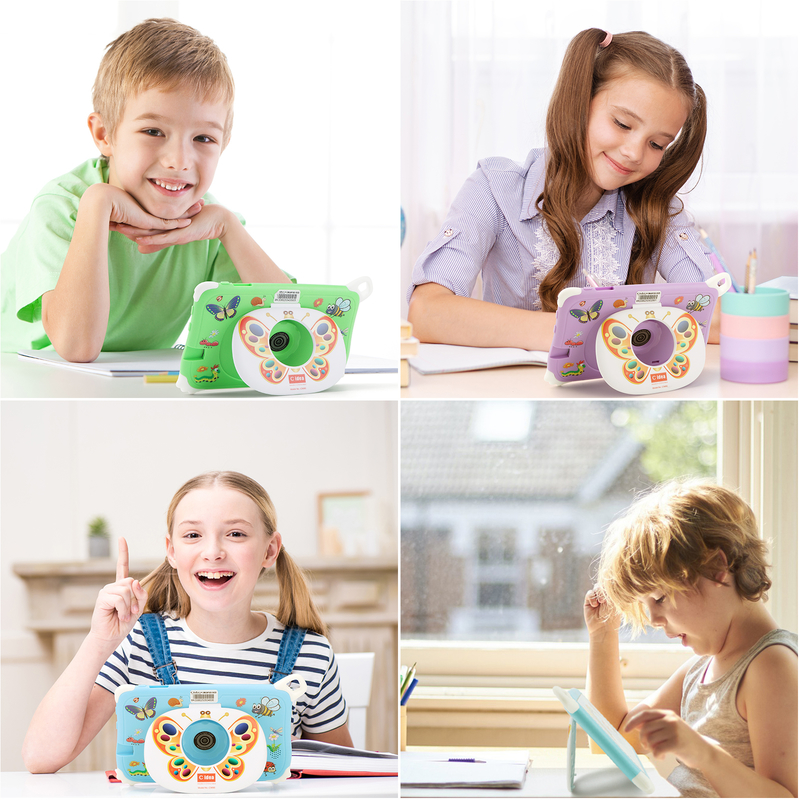 C Idea Android 15 Kids Tablet 8+256GB Tablet Pendidikan Kidspad dengan Friendly APP CM86 pink