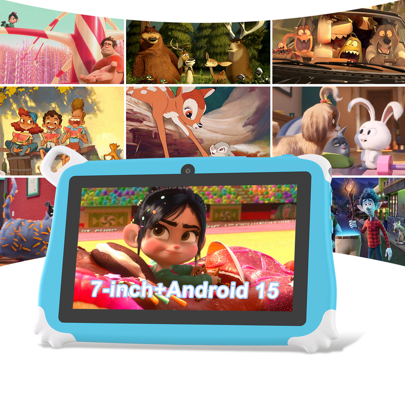 Tablet Anak C Idea Android 15 8+256GB Tablet Edukasi Kidspad dengan Aplikasi Ramah CM86 biru