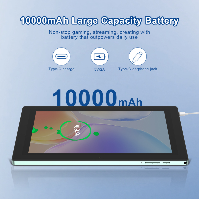 Tablet PC Layar Sentuh WiFi Android 10,1 inci C idea dengan Keyboard 5G LET CM8900plus