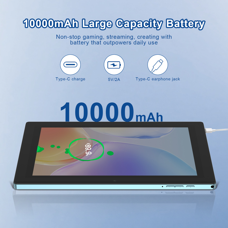 Tablet PC Layar Sentuh WiFi Android 10,1 inci C idea dengan Keyboard 5G LET CM8900plus