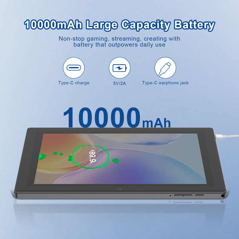 Tablet PC Layar Sentuh WiFi Android 10,1 inci C idea dengan Keyboard 5G LET CM8900plus