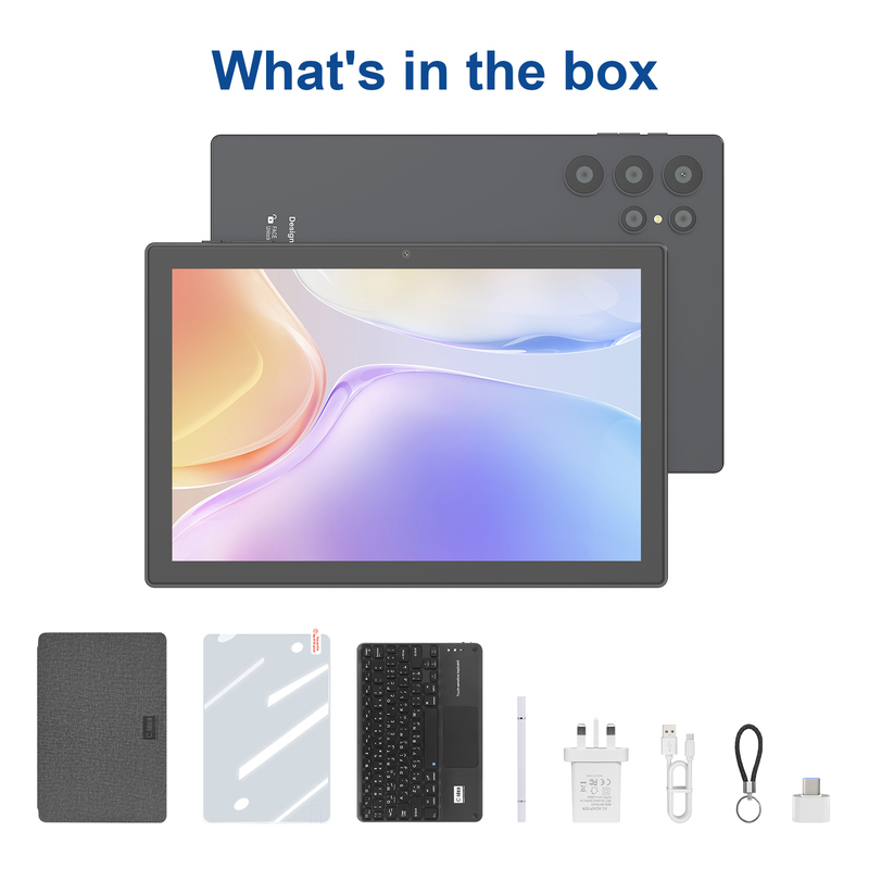 Tablet PC Layar Sentuh WiFi Android 10,1 inci C idea dengan Keyboard 5G LET CM8900plus