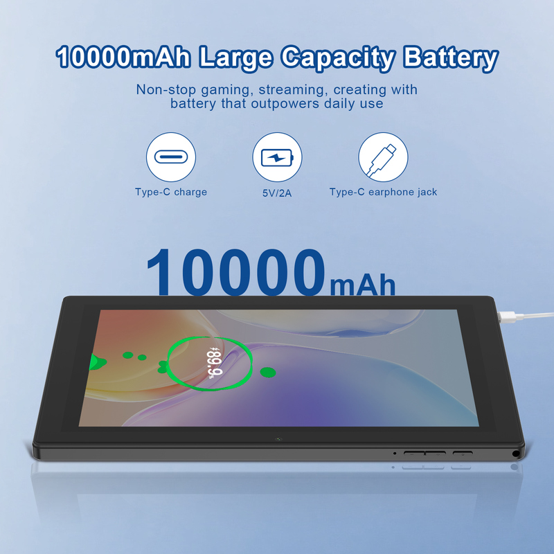 Tablet PC Layar Sentuh WiFi Android 10,1 inci C idea dengan Keyboard 5G LET CM8900plus