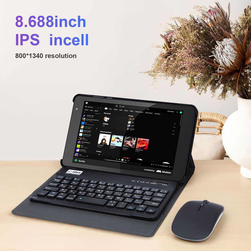 C idea 8 Inch Smart Tablet PC Dengan Keyboard 8GB RAM+512 ROM 800*1340 IPS incell Layar sentuh Hitam CM866