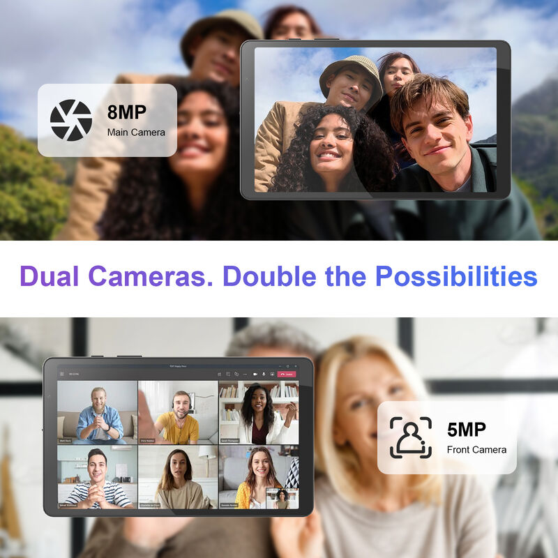 C idea 8 Inch Smart Tablet PC Dengan Keyboard 8GB RAM+512 ROM 800*1340 IPS incell Touchscreen Tampilan abu-abu CM866