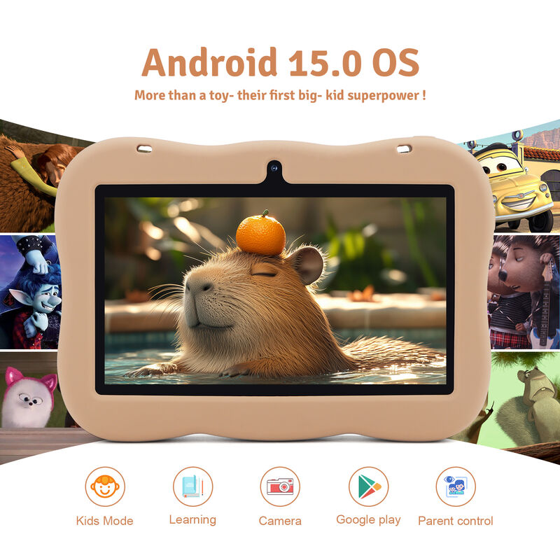 C idea Youth 7 Inch Tablet Android 15 dengan slot kartu tf, WiFi,6GB +128GB, 1024*600 IPS incell CM66
