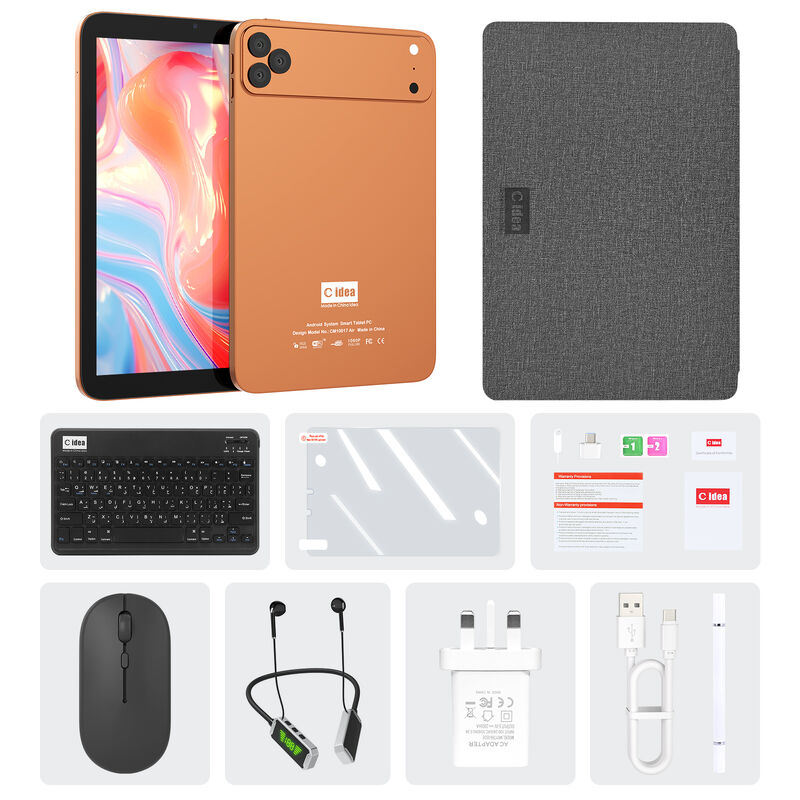 C idea 10.1 inci Android WiFi Touch Screen Tablet PC dengan 5G Keyboard Quad-core CM10017Air