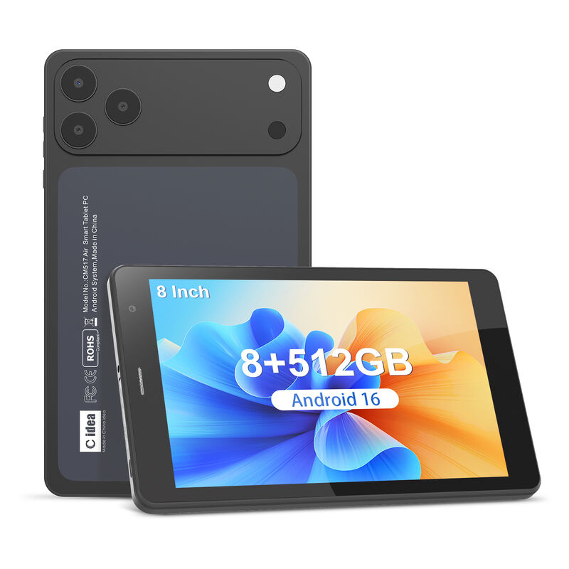 C idea 7 inci Tablet Wifi dengan Casing Penyimpanan 8+256GB Prosesor Quad Core Layar Sentuh IPS 600x1024 CM517 air
