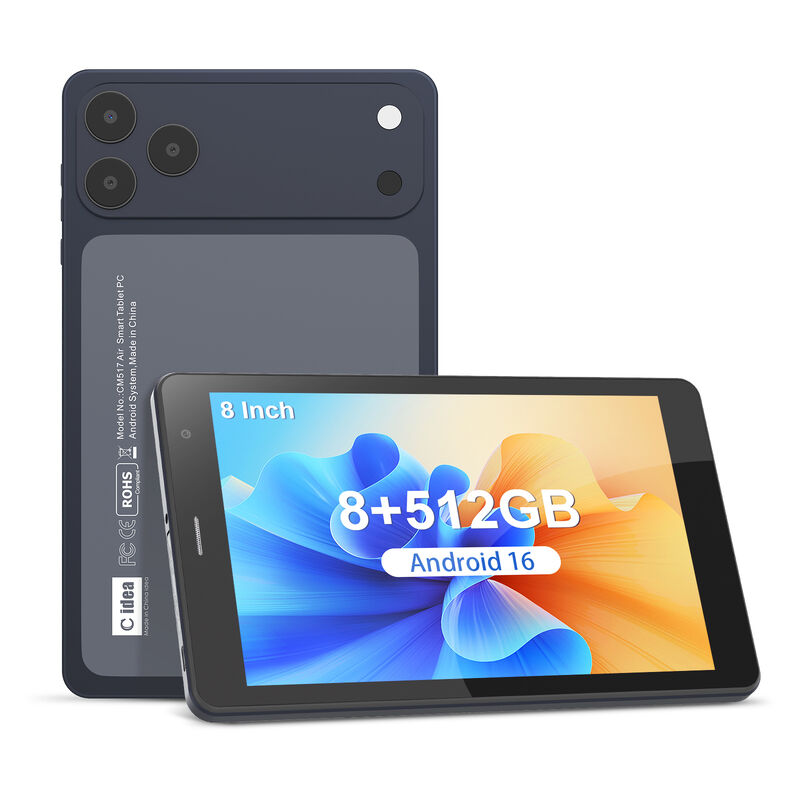 C idea 7 inci Tablet Wifi dengan Casing Penyimpanan 8+256GB Prosesor Quad Core Layar Sentuh IPS 600x1024 CM517 air