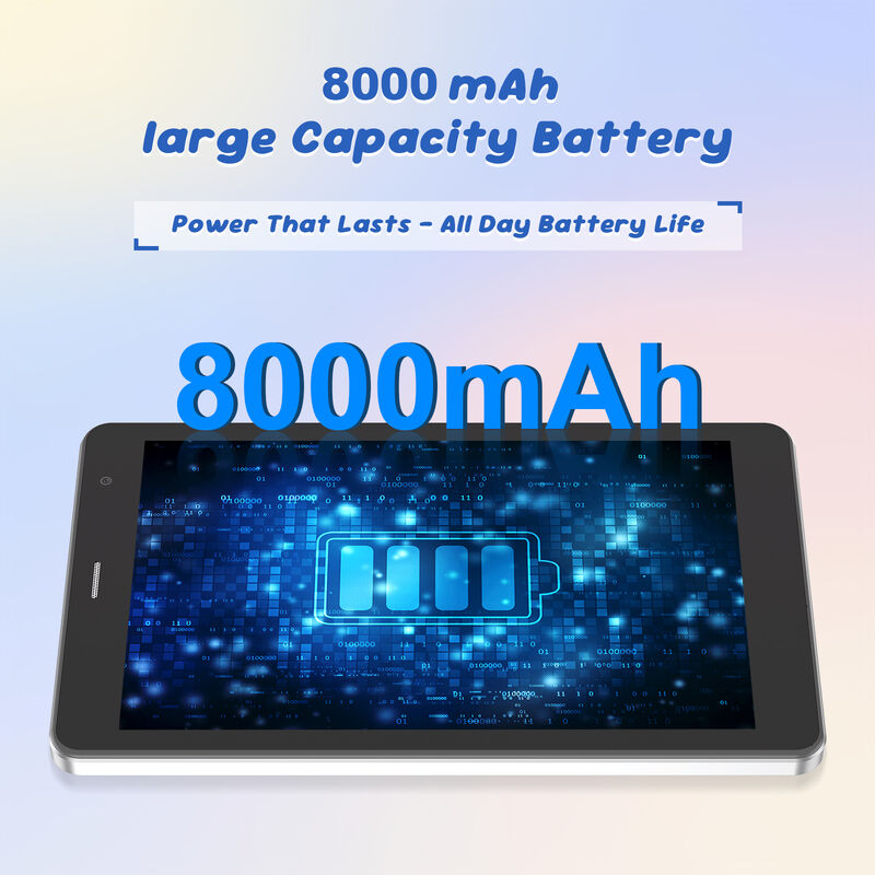 C idea 7 inci Tablet Wifi dengan Casing Penyimpanan 8+256GB Prosesor Quad Core Layar Sentuh IPS 600x1024 CM517 air