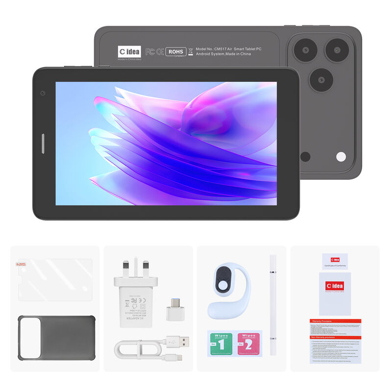 C idea 7 Inch Android Smart Tablet 8+256GB 8*CortexTm-A53 WiFi Tablet HD Touch Screen CM517 udara