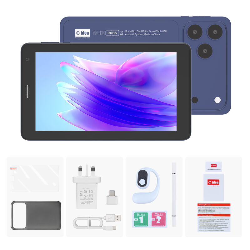C idea 7 Inch Android Smart Tablet 8+256GB 8*CortexTm-A53 WiFi Tablet HD Touch Screen CM517 udara