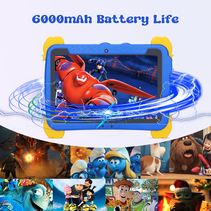 C Idea 10,1 inci Android Tablet 4GB RAM 64GB ROM Tablet Kidspad P1100