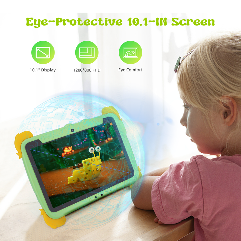 C Idea 10,1 inci Android Tablet 4GB RAM 64GB ROM Tablet Kidspad P1100