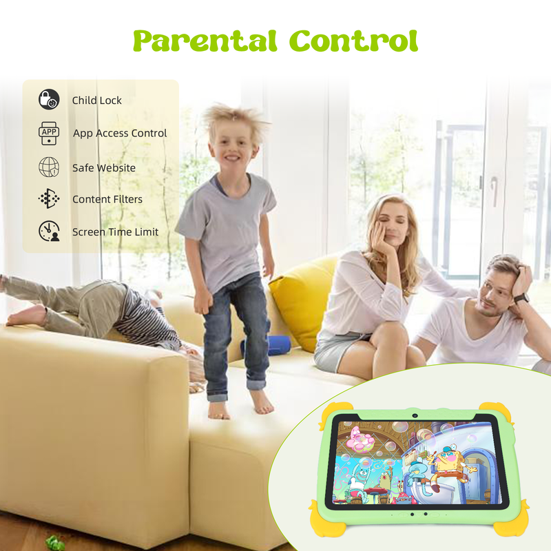 C Idea 10,1 inci Android Tablet 4GB RAM 64GB ROM Tablet Kidspad P1100