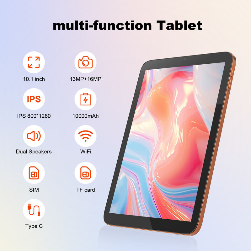 C Idea Tablet PC 10,1 Inci dengan SIM WIFI Tablet Android untuk Pendidikan CM10017air