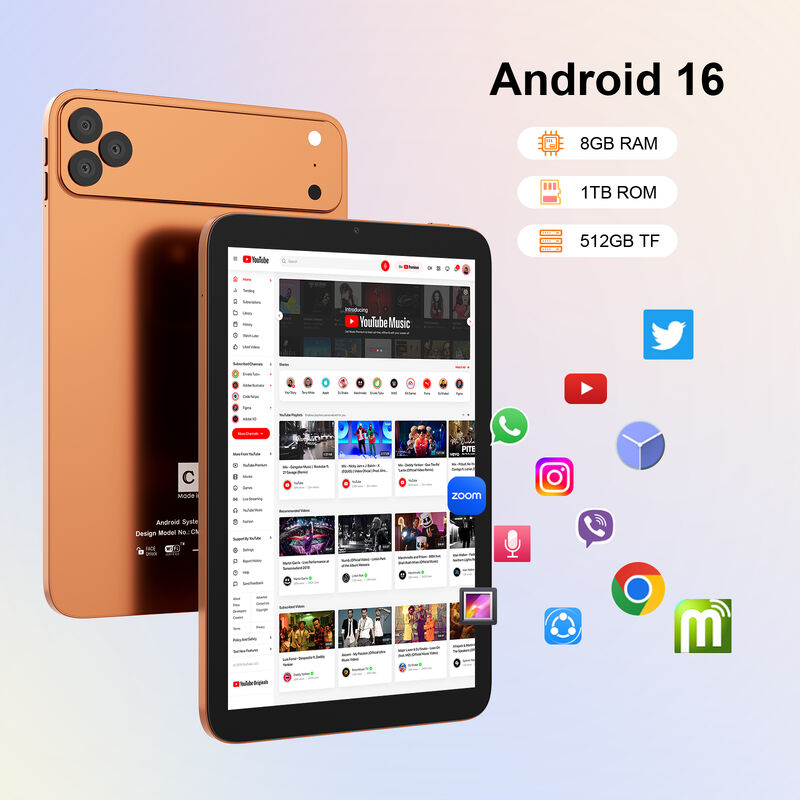 C Idea Tablet PC 10,1 Inci dengan SIM WIFI Tablet Android untuk Pendidikan CM10017air