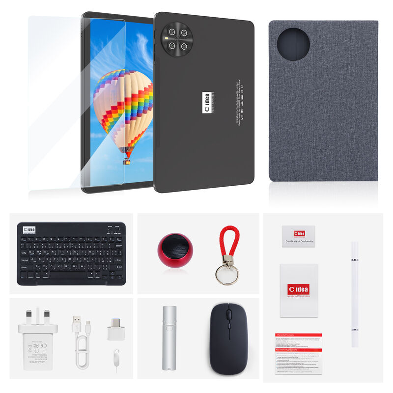 C Ide Factor CM8800 Plus Layar HD 10.1 Inci Sistem Android 8GB + 1TB Penyimpanan Besar Tablet PC Dewasa dengan Keyboard Mouse