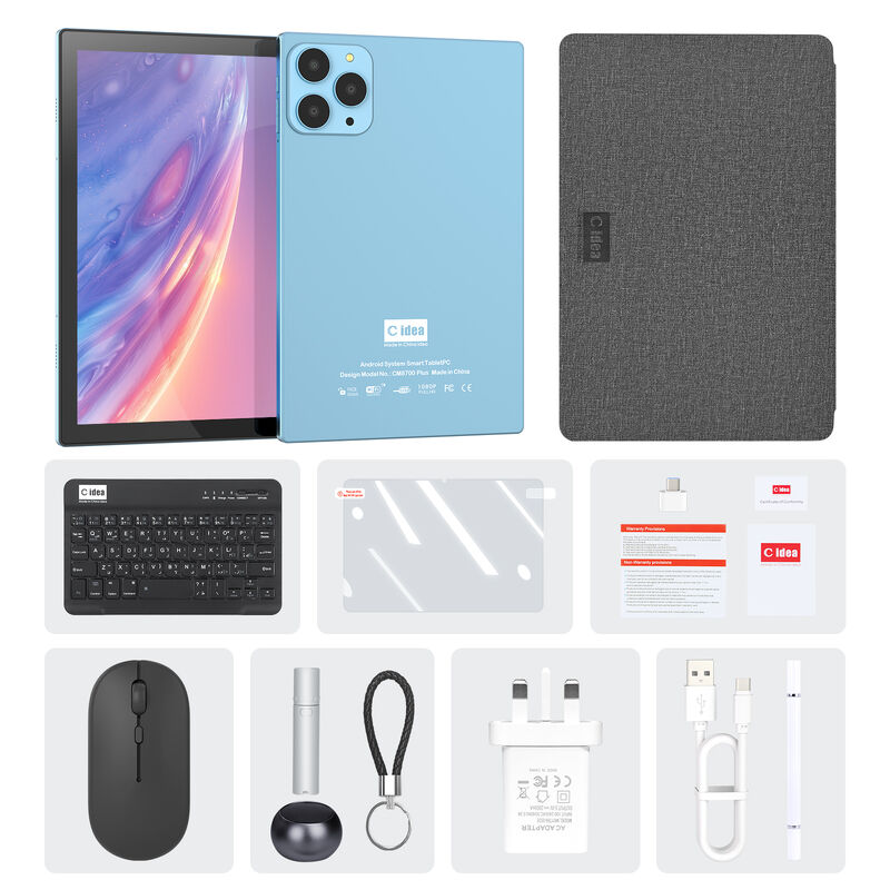 C idea Factory 10,1 Inch HD Screen Sistem Android 8GB + 1TB Storage Besar Tablet PC Dewasa CM8700 Plus