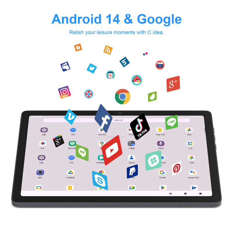 C Idea 10,59 Inch 8GB RAM 128GB ROM Tablet PC Android 16 Octa Core Dual Camera WiFi Tablet Bisnis (P1350)