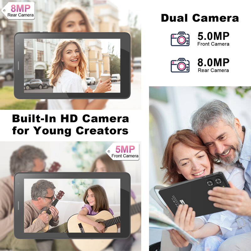 C Idea Tablet PC 7 Inch 8GB RAM 256GB ROM Android 15 Wi-Fi Dual Camera Tablet Bisnis (CM517)